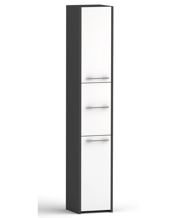 Słupek LUNA 30 cm 3D czarny / antracyt